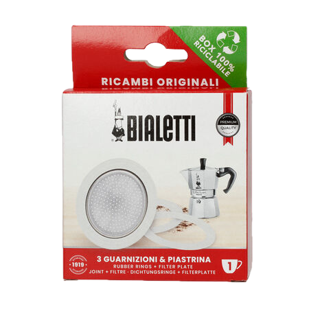 Moka Gasket Set 1 Cup – Aluminum