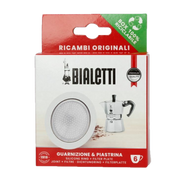 Moka Gasket Set 6 Cup – 1 Gasket + Filter Plate