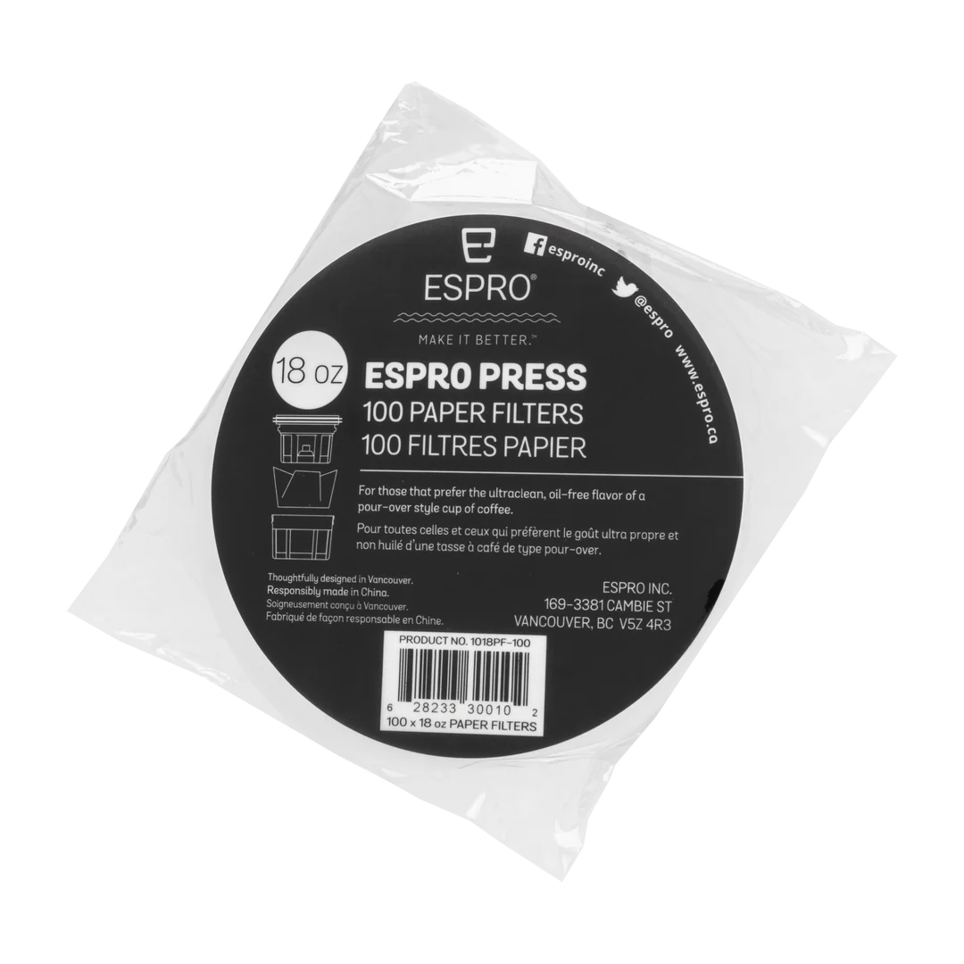 Paper Filters for P7 French Press 530 ml (18 oz) – 100 pcs