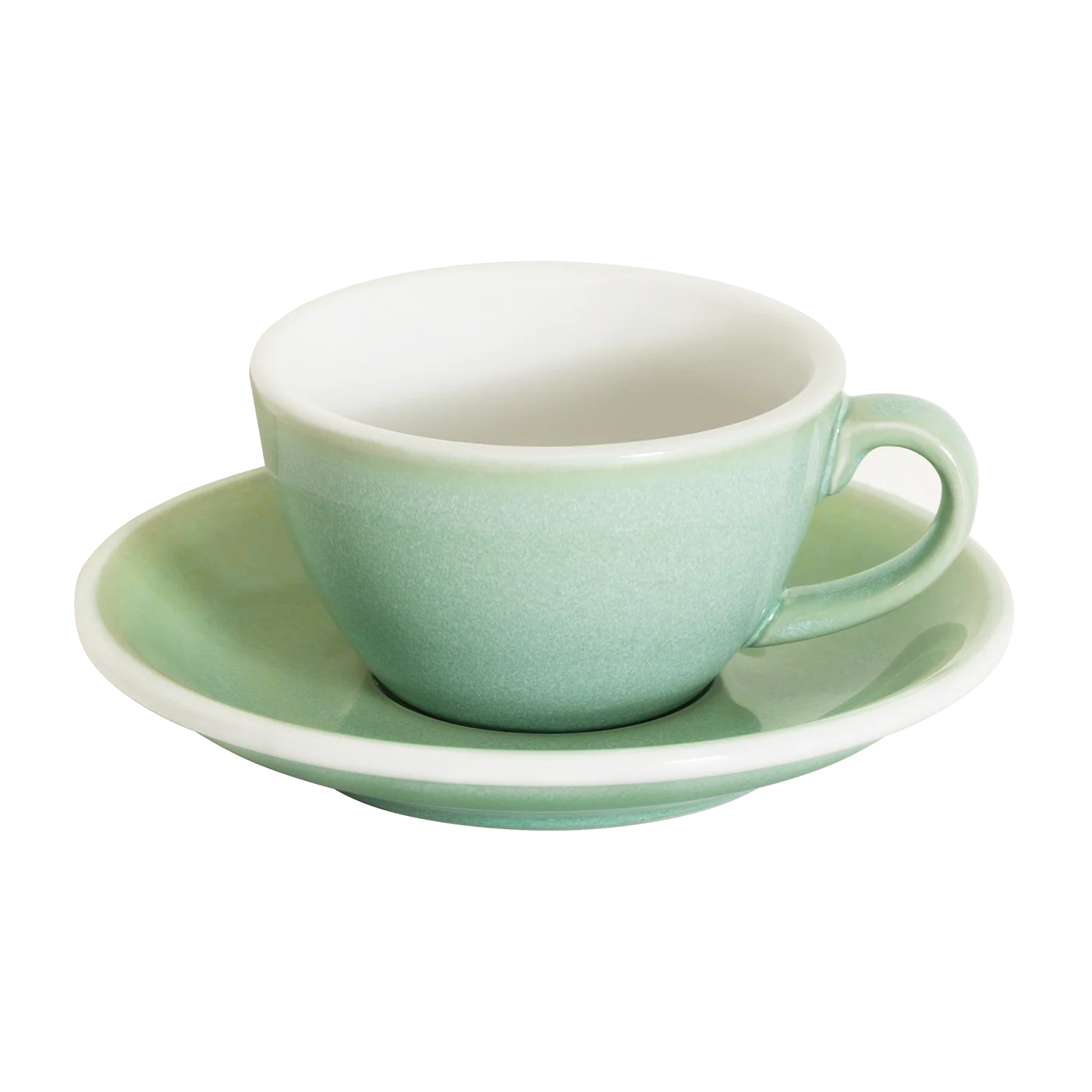 Egg Cup Flat White 150ml Glaze