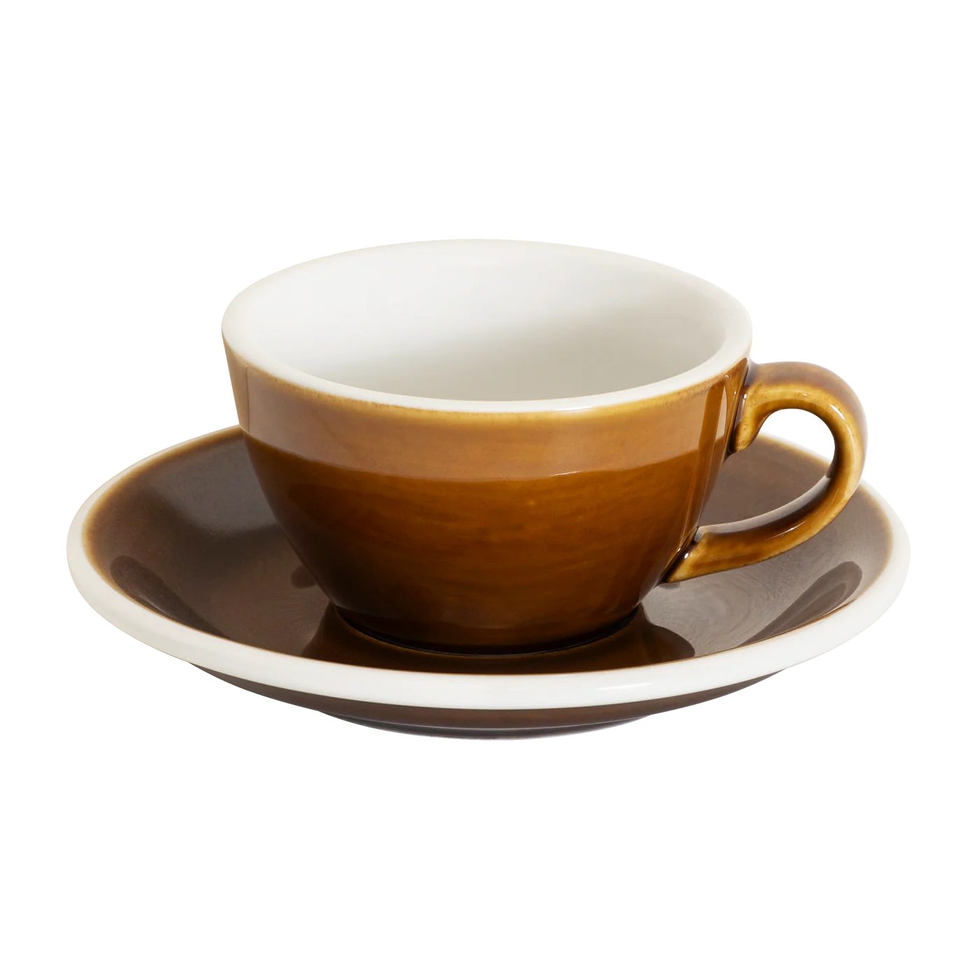 Egg Cup Flat White 150ml Glaze