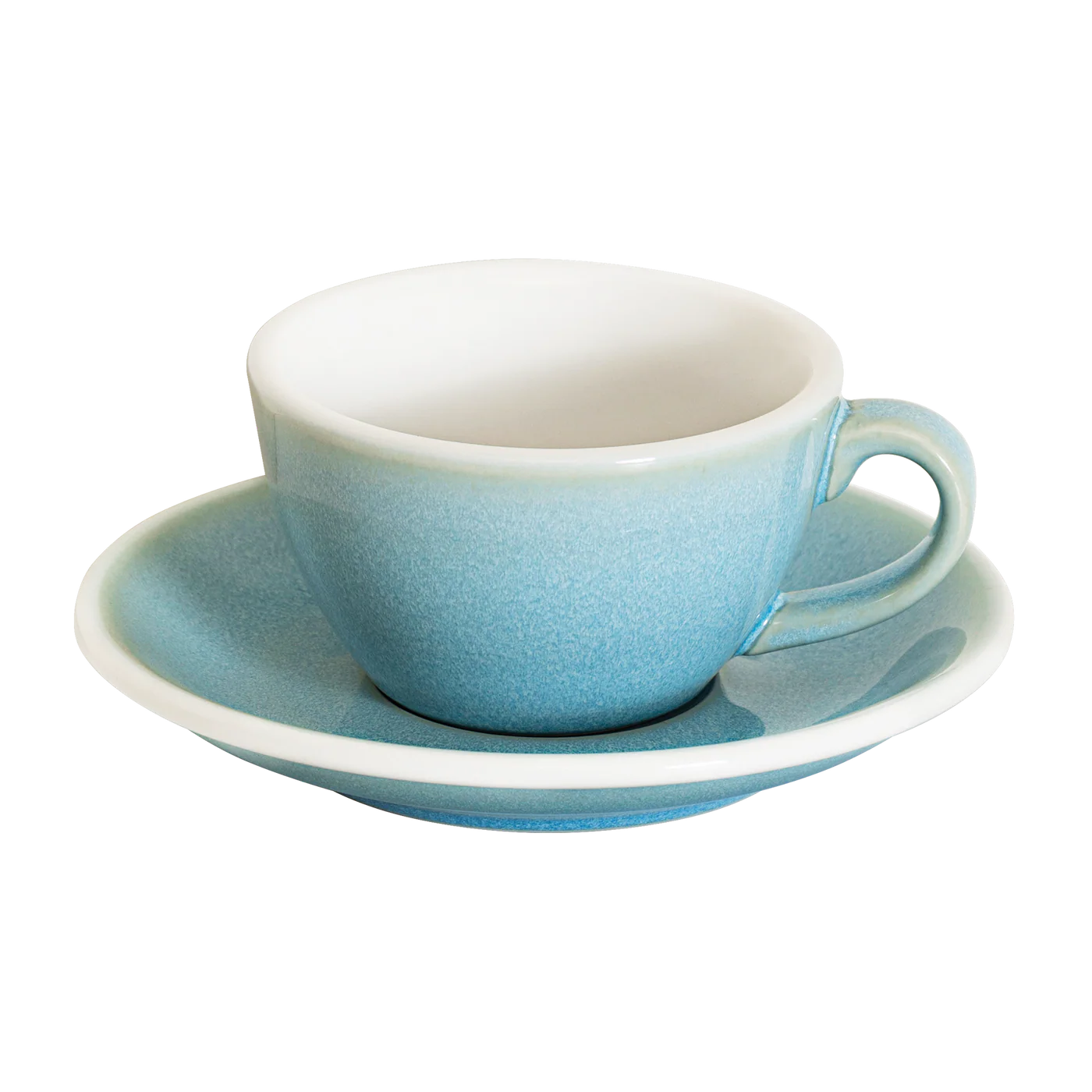 Egg Cup Flat White 150ml Glaze