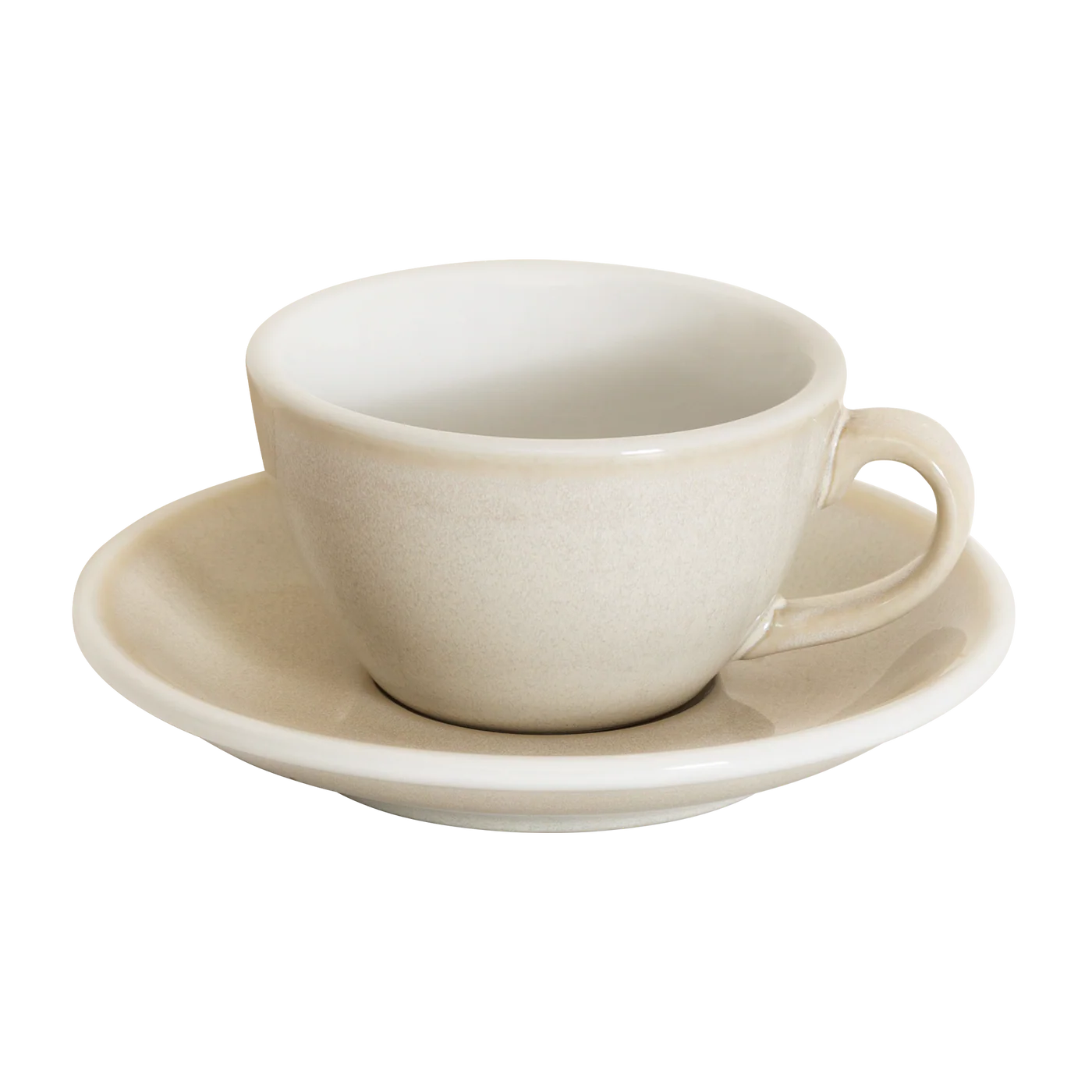 Egg Cup Flat White 150ml Glaze