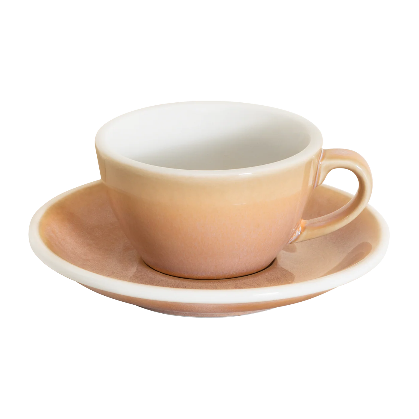 Egg Cup Flat White 150ml Glaze