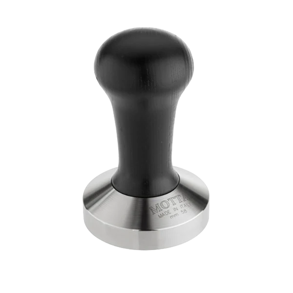 Coffee Tamper 58mm – Black Wooden Handle
