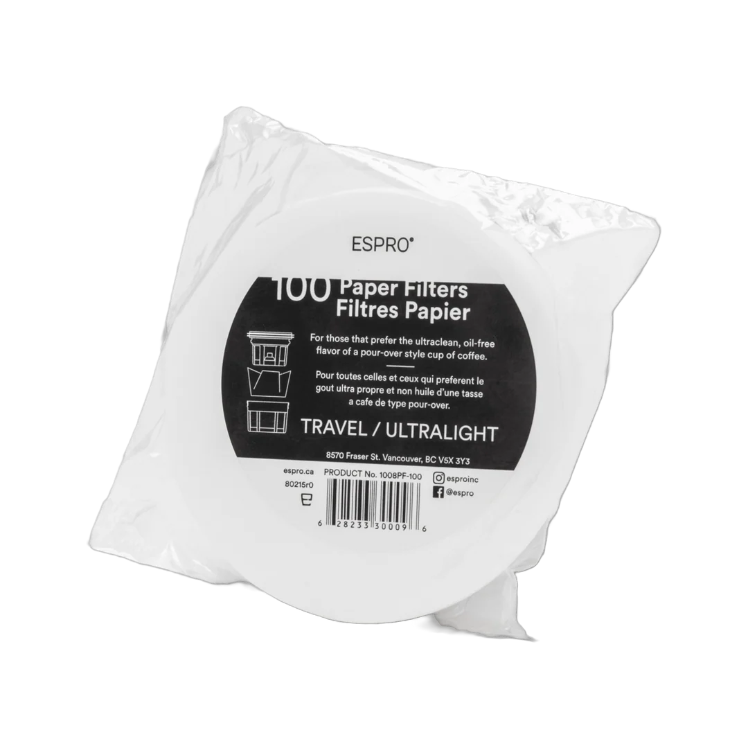 Paper Filters for Travel Press 350 ml (12 oz) – 100 pcs