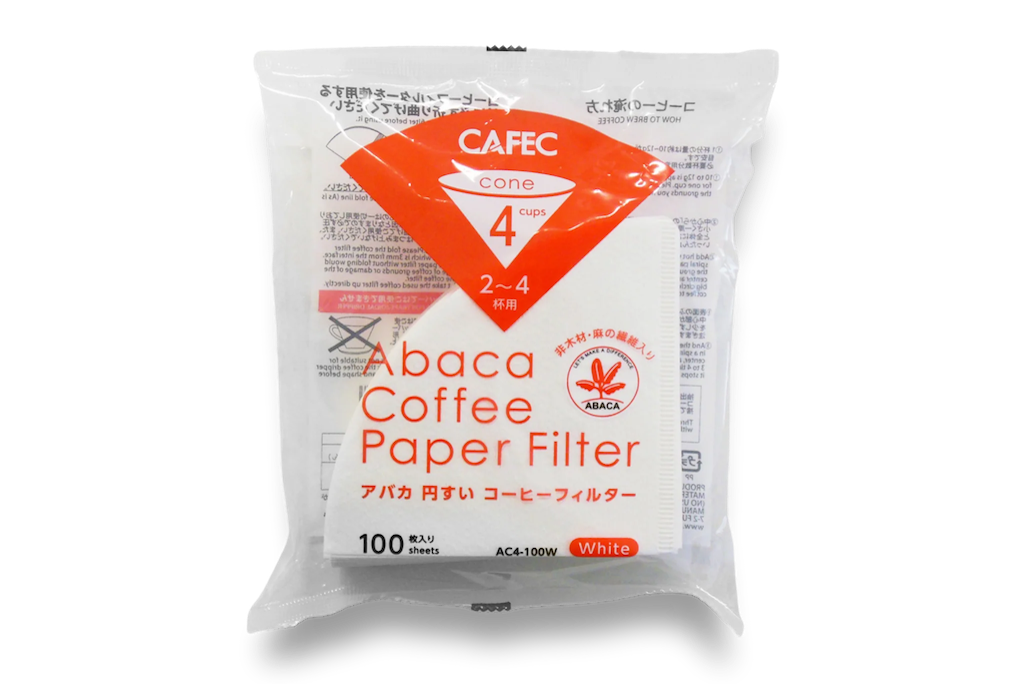 Abaca Coffee Paper Filter 2-4 Cups - 100 pcs.
