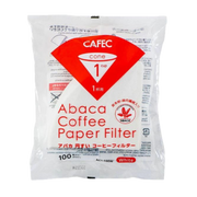 Abaca Coffee Paper Filter 1 Cup - 100 pcs.