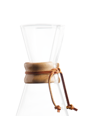 Classic 3‑Cup Wood Collar with Leather Tie