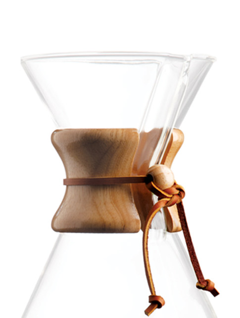 Classic 6, 8, 10‑Cups Wood Collar with Leather Tie